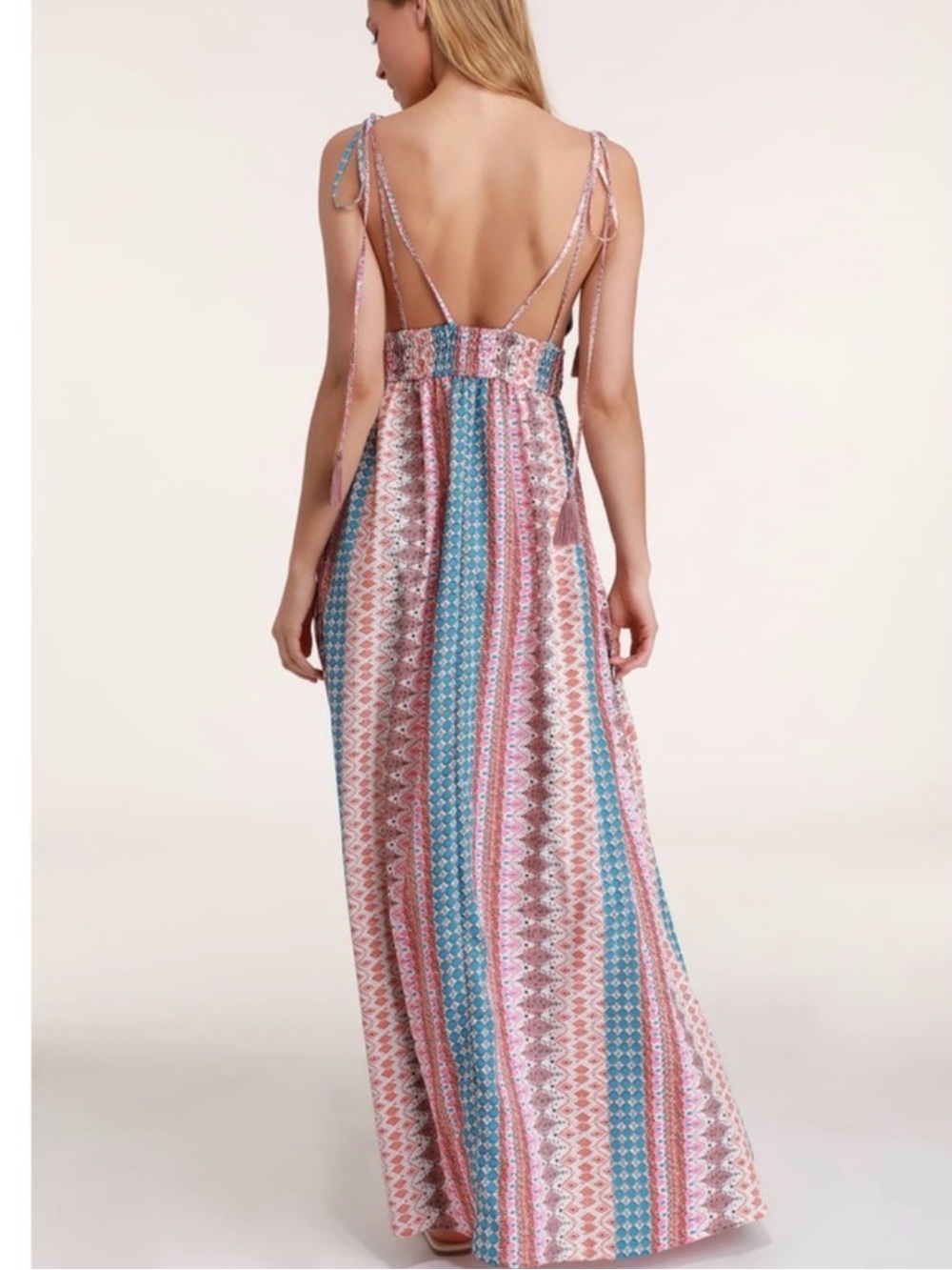 Lulu's Multicolor Patterned Dress - Picture 2 of 9